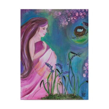 Trademark Fine Art Jane Hinchliffe 'New Life' Canvas Art, 14x19 ALI36436-C1419GG